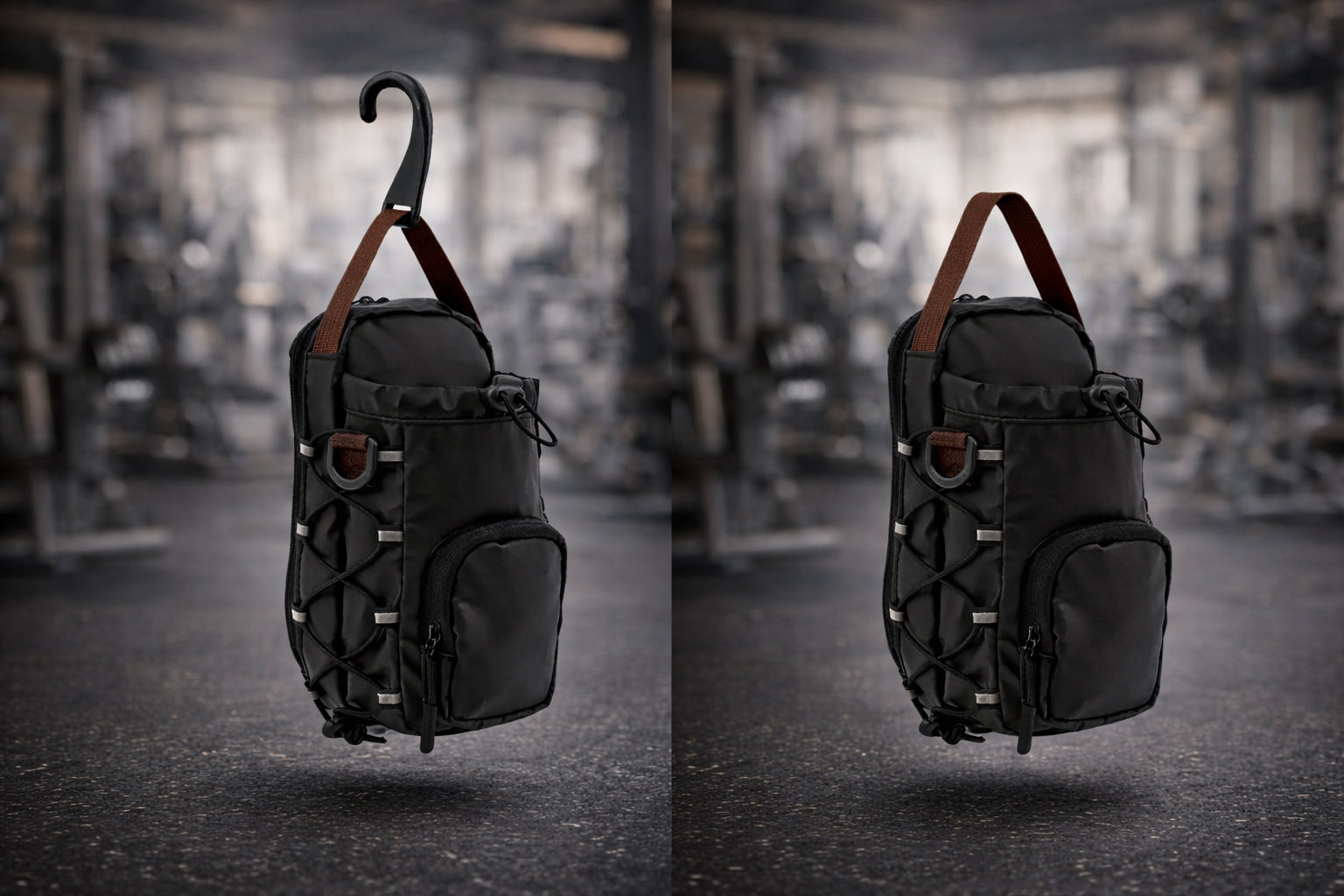 Magnetic Gym Bag with Bottle Holder