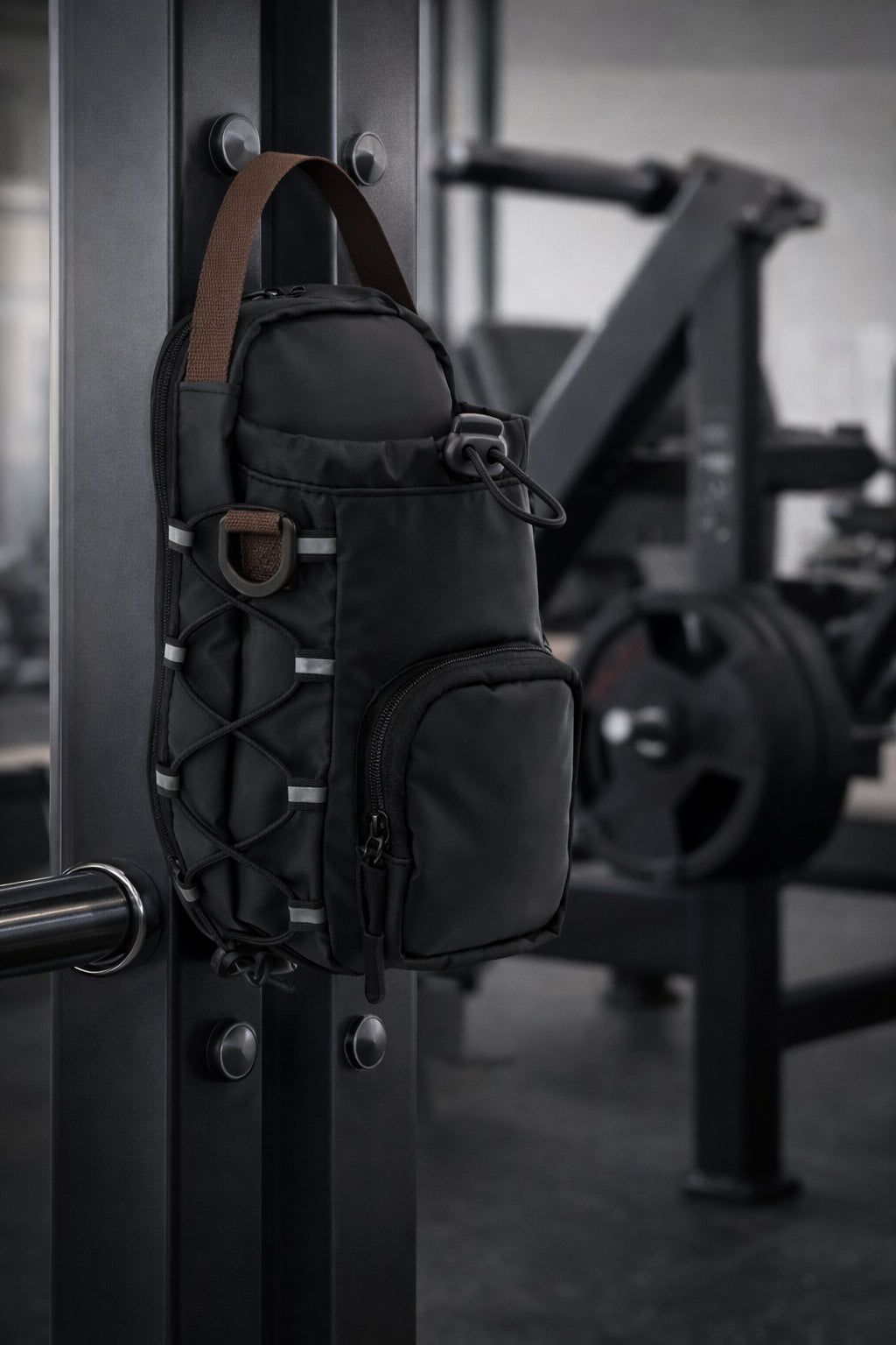 Magnetic Gym Bag with Bottle Holder